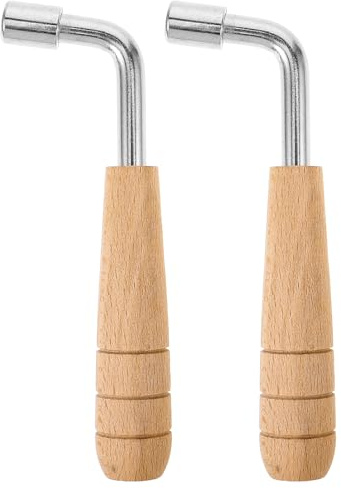 OSOLADY Harfenstimmadapter 2 Stück mit 7.0 Sechseckigen Stimmwirbeln und Edelstahl Benutzerfreundliches Design zur Präzisen Stimmung für Lyra Harfe und Saiteninstrumente