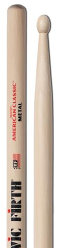 Vic Firth Classic Metal American Hickory Wood Tip Drumstick