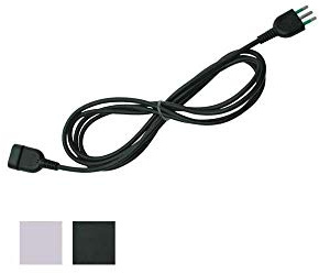 Fanton licht 92080 3m verlängerung 10a Bianc stecker/buchse 10a, 3x0, 75mm, linear