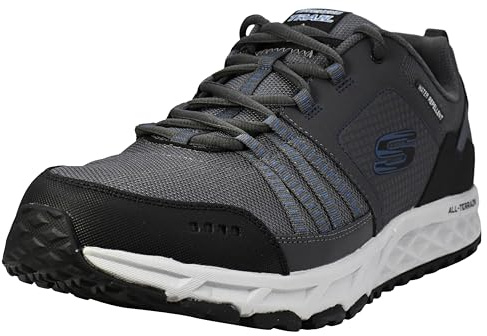 Skechers herr Sneakers ESCAPE PLAN, Grey (Charcoal Blue Ccbl), 41 EU