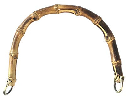 Yajiun - Manici per borsa a mano, in bambù, manico in bambù, per borsa a mano, portafoglio, borsa per bricolage, 20 x 15 cm, colore: (Bronze, 2)
