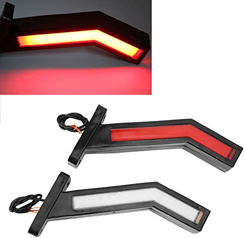 indicatore laterale 24v + Indicatore luminoso laterale a LED, indicatore di posizione laterale Indicatore luminoso di parcheggio Lampada 12 / 24V universale per auto SUV, camion, camper, autobu
