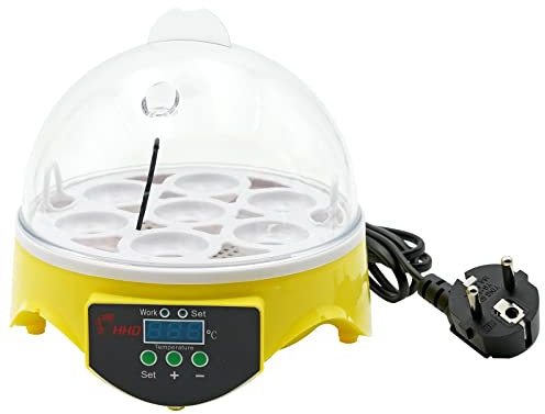 Brutmaschine Geflügelbrutkasten Vollautomatischer Digitaler Eierinkubato Eier Brutautomat Mit Temperaturregelung, Kleiner Geflügel Inkubator Für Hühner, Enten, Wachteln