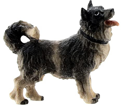 Holyart Holz-Krippen aus dem Grödnertal: Hund für Krippe Mod. Kostner Grödnertal Holz 9.5cm