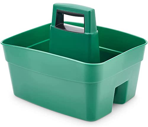 ACCURATE Garden Caddy| Multipurpose Cleaning Caddy| Large Strong Garden Caddy Basket with Strong Plastic Carry Handle for Gardening Tools| Harvesting Fruit & Vegetables