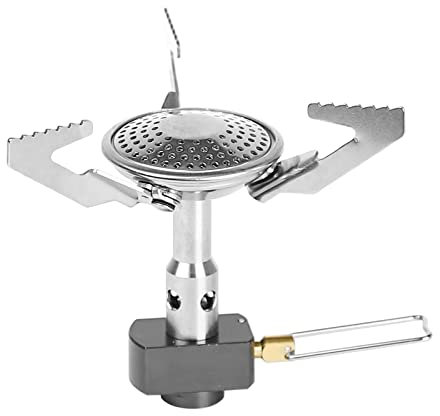 ANZAGA Réchaud de randonnée à brûleur Unique Portable, Mini réchauds à gaz de Camping au Propane compacts, Trekking, randonnée, Alpinisme