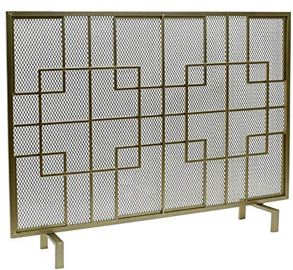 Grille de protection de cheminée, protection de cheminée haute performance en fer forgé, grille de cheminée en métal de 30 pouces, clôture de cheminée de sécurité pour l'intérieur et l'extérieur,