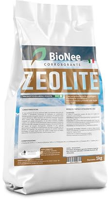 Zeolite per agricoltura x 1 KG - Polvere di roccia, Potenziatore delle difese naturali Effetto Insetticida e Fungicida - Per Orto e Piante - BIO