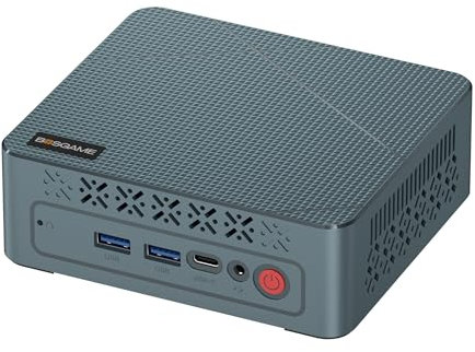 BOSGAME E2 Mini PC, Ryzen 5 3550H(up to 3.7GHz), 16GB DDR4 RAM 512GB NVMe SSD Mini Computers, 4K Triple Display HDMI, Type-C, USB3.2, RJ45 LAN, Wi-Fi 5, BT 5.0