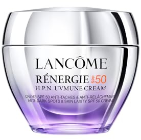 Lancôme Rénergie H.P.N. UVMUNE SPF50 Gesichtscreme, schützende Anti-Aging-Tagespflege mit Peptiden, Hyaluronsäure und Niacinamid gegen Falten, dunkle Flecken und UV-bedingte Hautalterung, 30ml