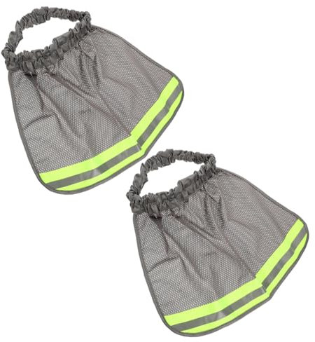 SHINEOFI Parasol para Casco De Obra con Cubierta Reflectante Y Protector De Cuello Ligero Y Transpirable para Construcción Jardinería Y Uso Exterior