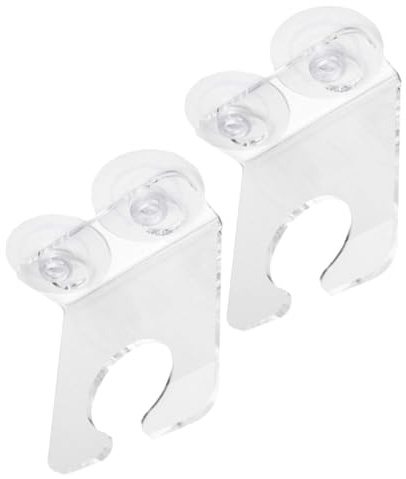 Ipetboom 2pcs Acrylic Wine Glass Rack Single Cup Holder for Bathtub Glass Holder Cup Rack for Bathroom
