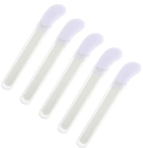 CIYODO 5 Stück Keramik Nagelfeilen Langlebige Pedicure Files aus Sicherem Material Handliche Kompakte Polierfeilen für Natürliche und Künstliche Nägel für Maniküre Zufällige Farbe