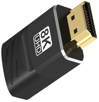 Laikoutd Convertidor Compatible con HDTV Aumento De Señales Digitales 8K60hz para Múltiples Dispositivos Reducción Ruido Transmisión Divisor Compatible con HDTV para Televisores Dobles