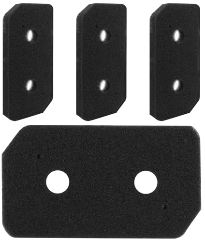 BEASAFY 4 Pièces Filtre Èponge pour Sèche-Linge, 228 × 128 × 20 mm Filtre de Rechange 12007650, Filtrante en Mousse pour Bosch Siemens, Accessoire Compatible avec Série 4 Série 8