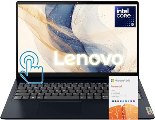 Lenovo Nuovo notebook aziendale IdeaPad con touchscreen da 15,6 pollici con Microsoft Office | 40 GB di RAM - SSD da 1 TB | Edizione 2025/2026 | Processore Intel Core i5-1335U a 10 core (Beats i7