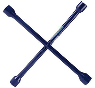 Quality 14 inch Cross Wheel Nut Wrench Brace 17-19-21-23mm AU162