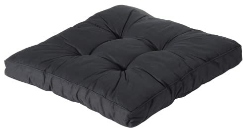 Madison Florance Lounge Auflage, schwarz, 60 x 60 cm