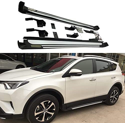 Se adapta a estribos RAV4 2016 2017 2018 estribos laterales para proteger la barra lateral.