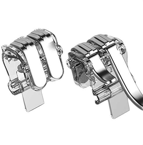 Diamoen 1 par de Juegos móviles Controladores de teléfono gatillos sensibles a la inducción de brotes Botones de Disparo Juego Auxiliar Herramienta de la Palanca de Mando