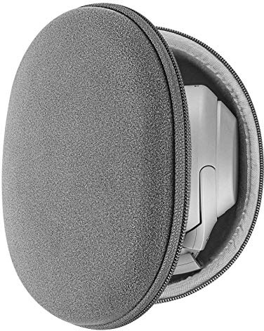 Geekria Shield Headphones Case Compatible with Sony WH-1000XM4, WH-1000XM3, WH-XB910N, WH-XB900N, WH-H910N and More, Replacement Hard Shell Carrying Bag with Cable Storage (Microfiber Grey)