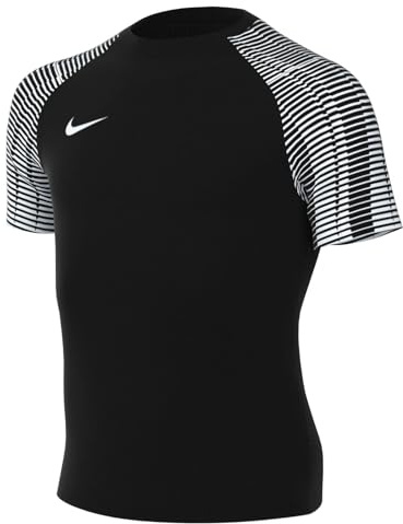 Nike DH8369-010 Y NK DF Academy JSY SS T-Shirt Chicos Unisex Black/White/White Tamaño XS