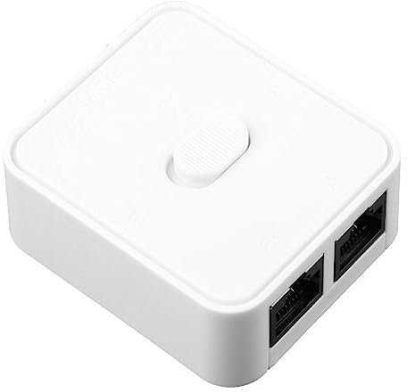 Hero-s Ethernet élevé de LAN de commutateur de gigabit de 2 ports pour 100/1000Mbps RJ45 Internet Splitter Ethernet Switch 2 Gigabit de port