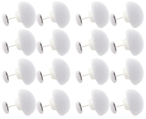 KIMISS 16PCS Duvet Cover Fixing Clips - Mushroom Shaped Bed Sheet Clips for Quilt Fastening, Durable Plastic Quilt Fixator