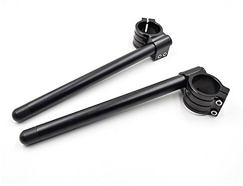 Fullibars Ø 36mm stummellenker für R50-R100 1970-1984 cafe racer custom stummel lenker mit neigung 7 °mit Lenkrohre 22mm aus Aluminium