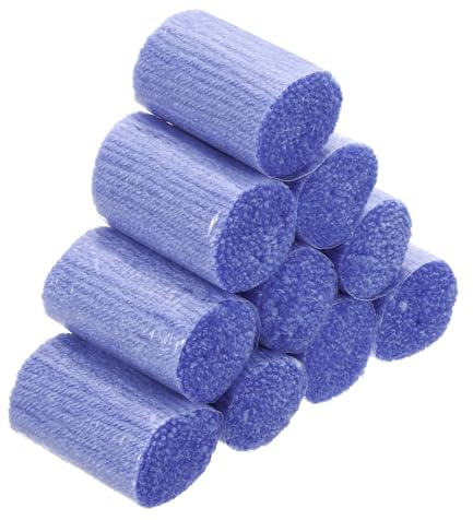 PATIKIL 10 Rolls Latch Hook Yarn Kit, Precut Rugs Yarn for Making Crochet Bundles, Tapestry DIY Craft for Adults Beginners, Dark Purple