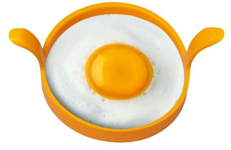 Anello per Uova in Silicone - Stampo Riutilizzabile per Uova Fritte, Pancake | Stampino Rotondo per Cuocere