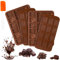 Halinuia 4 Pezzi Stampo in Silicone per Cioccolato, Stampi Silicone Cioccolatini Antiaderente, Stampo per Barretta di Cioccolato e 1 Spatola, per Caramelle, Dolci, Barrette, Torte Fatte in Casa