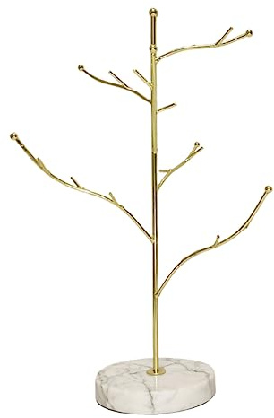 GALPADA albero porta anelli espositore ad anello albero della collana supporto per di gioielli organizer porta orecchini collane gioielli espositore per gioielli