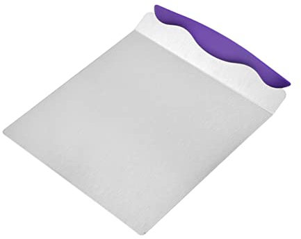 OKUMEYR Espátula Ancha De Acero Inoxidable para Horno Pala Antiquemaduras para Transferencia De Pizzas Pasteles y Bizcochos Herramienta Ligera y Portátil para Cocina Doméstica y Profesiona