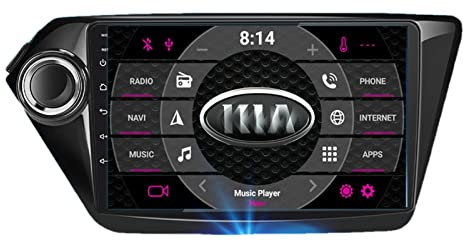 Pexorin Car Radio Android Multimedia Player RIO 4 IV FB X-line 3 2017 2018 2020-2021 2011-2016 2 Din GPS Navigation Stereo 2din Car Video Player(2011-16 1G-16G 8inch)