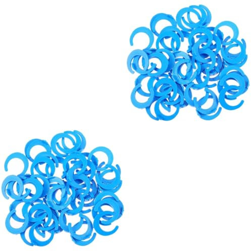 Angoily 2 Sätze Schnalle Für Wasserreiniger Clips Klemmen Heftklammern Groß Wasserfilteranlage Wasserfilter System Klemmbausteine Filtersystemklemme 1/4-zoll-verschlussclips 50 Stück * 2