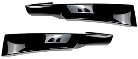 Frontspoiler Für B&MW E90 E91 3 Serie 320i 330i MTech Für LCI 2009-2012 Frontstoßstange Winkeldiffusor Seitensplitter Nebelspoiler Lippenabdeckung Aufkleber(Glossy black)