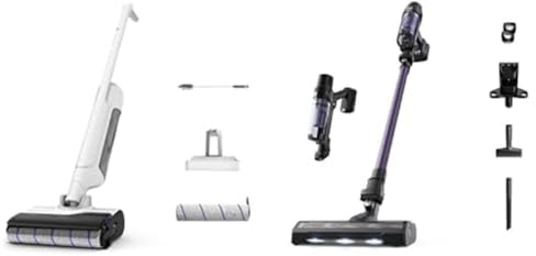 Rowenta X-Clean 10 + X-PERT 7.60, Bundle Lavapavimente ed Aspiravolvere senza fili, Autonomia 60 e 45 minuti, Tecnologia Smart, Assistente vocale GZ7540 + RH6A31