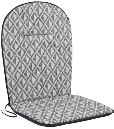 PATIO Stuhlauflage Niedriglehner 96 x 46 cm Ben Hoch Monoblock Auflage Wendekissen mit Schnüren Indoor & Outdoor