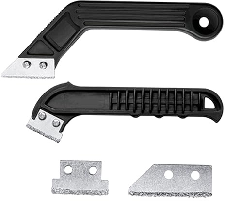 Mikinona 1 Ensemble Outil de Nettoyage pour Joints de Carrelage de Grattoirs Coupeurs Combinaison pour Résidus de Carrelage de Joints de Sol