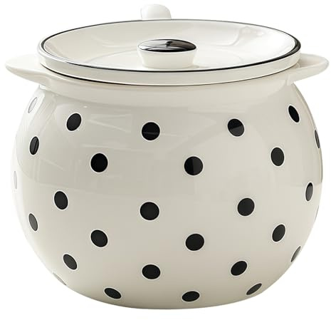 Zuccheriera grande con coperchio e cucchiaio, 1000 ml, zuccheriera per bar, zuccheriera in ceramica