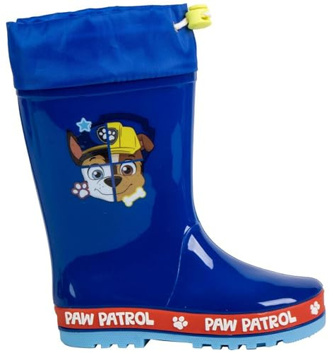 CERDÁ LIFE'S LITTLE MOMENTS Paw Patrol Stivali da pioggia in PVC per ragazze Scarpe impermeabili ufficiali, comode e resistenti, unisex, Paw patrol, 25 EU