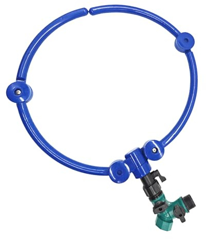 Dopsyesn Anillo De Riego para Árboles - de Riego Resistente y Duradero - Aspersor Ajustable 360 Grados para De Plantas De Terraza Arbustos Parterres Y Plantas De Exterior En Jardines