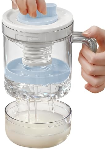 Djowyh -Filtro con molla a compressione | Colino per filtrazione a pressione,Dispositivo di filtrazione del formaggio,Per la cucina per cucinare e per insalata di latte per alimenti per bambini per la