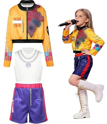 AOMAIGAD Costume Cosplay Ruu-mi Anime, Ruu-mi Anime Cosplay Costume, Koreanpop Demon Filles Costume, für Karneval Cosplay
