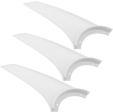 IMIKEYA 3pièces Lot de Pales de Ventilateur Plastique pour Remplacement de Ventilateurs sur Pied Plafond Usage Domestique