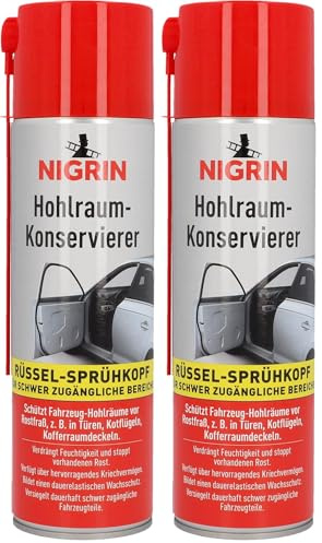 Nigrin Contenitori per cavità, Protegge Le cavità del Veicolo dalla ruggine, 500 ml (Confezione da 2)