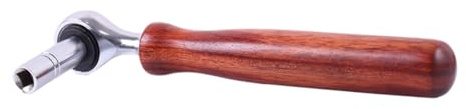 TOVINANNA Tragbarer Guzheng Stimmschlüssel Viereckiger Guzheng Tuner mit Ergonomischem Griff Robustes Zither Stimmgerät für Musikinstrumente