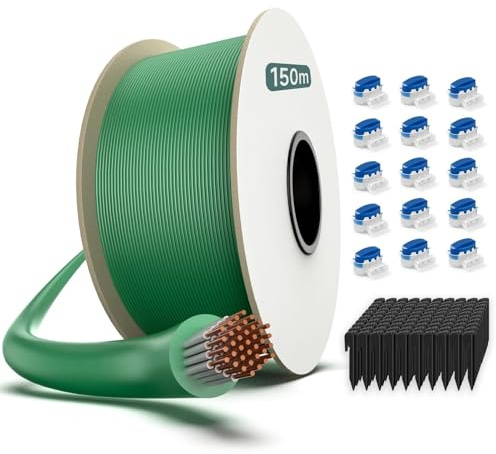 RBFGYIOP Cavo perimetrale Universale per Robot tagliaerba – Rame Resistente Ø2,7mm – Delimitazione Prato, Facile Installazione – Compatibile con Gardena, Marca Rinomata (Attrezzi da Giardino), Worx,