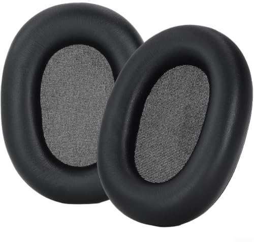 Replacement Ear Pads for Sony WH-1000XM3 Headphones Protein Leather Memory Foam Cushions Extra Thick Noise Isolation Black(B)